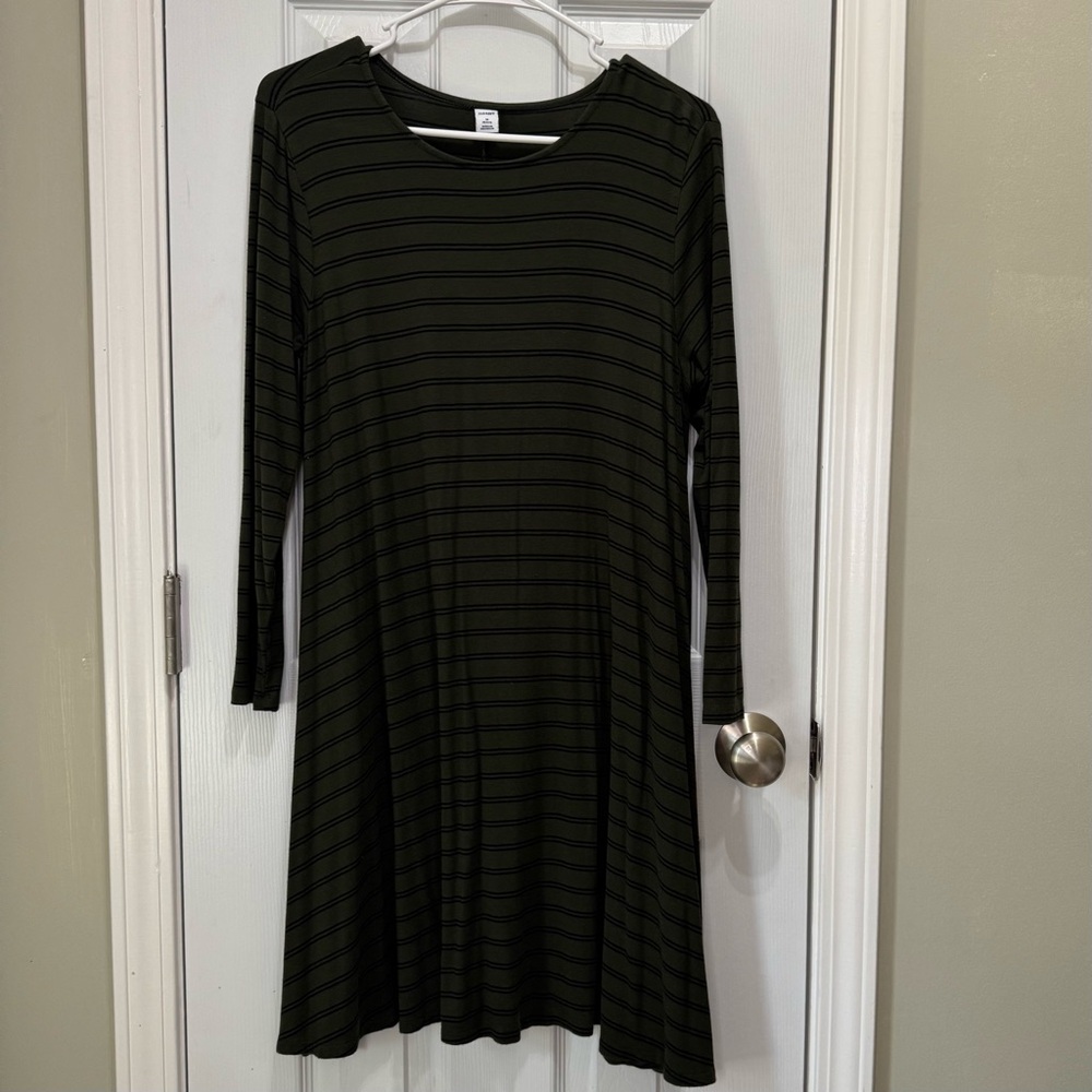 Old Navy Striped Swing Dress